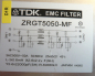 Preview: TDK EMC Filter ZRG T5050-MF