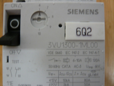 Siemens Leistungsschalter 3VU1300-1ML00