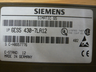 Eingangsbaugruppe Siemens S5