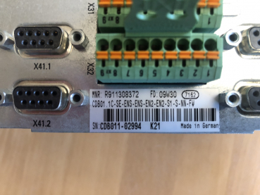 Bosch Rexroth SERCOS Inerface CDB01. 1C-SE-ENS-ENS-EN2-EN2-S1-S-NN-FW