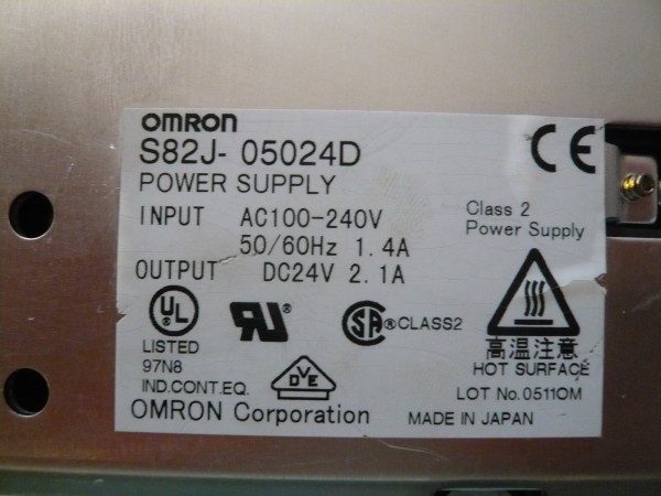 Omron Schaltnetzteil S82J-05024D Power Supply