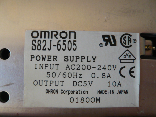 Omron Schaltnetzteil S82J-05024D Power Supply